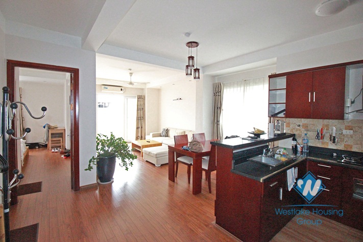Large size apartment with 02 bedrooms for rent in Ba Dinh District, Hanoi